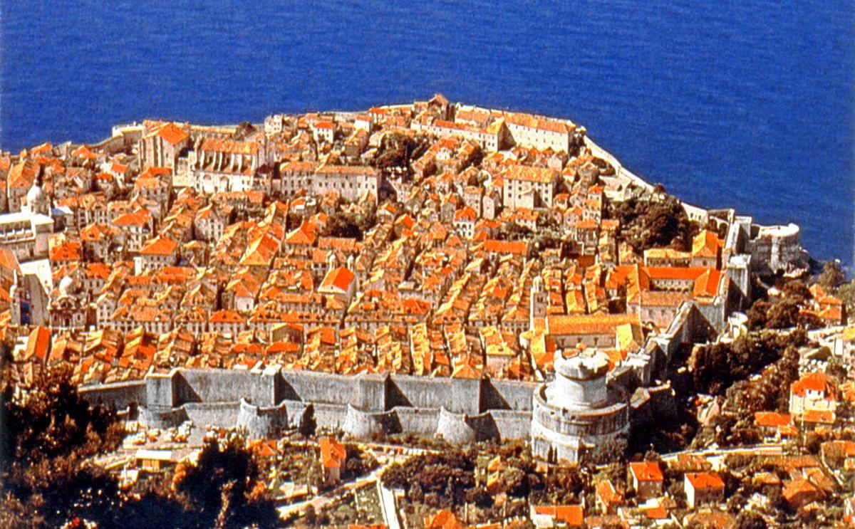 Dubrovnik’ten bir görünüş – Hırvatistan