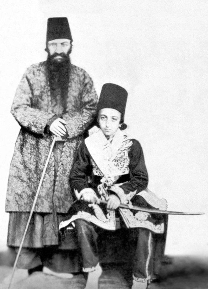 Rızâ Kulı Han Veliaht Muzafferüddin Mirza ile