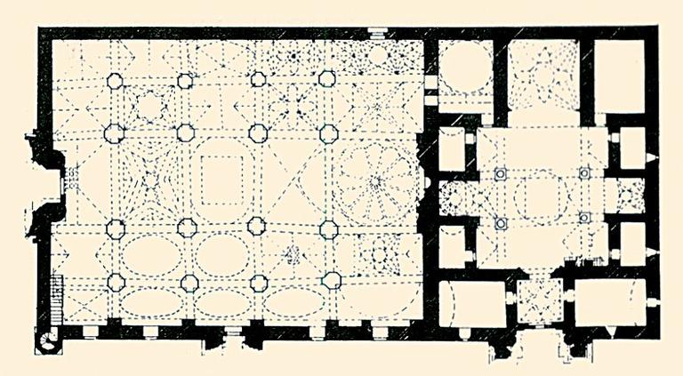 Divriği Ulucamii ve Şifâhânesi’nin planı