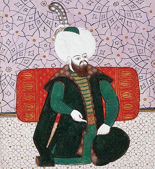 Sultan II. Bayezid (Silsilenâme-i Osmâniyye, İÜ Ktp., TY, nr. 9366, vr. 14a)