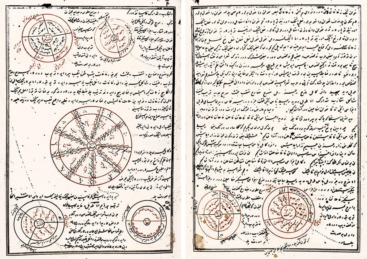 Ali Şîr Nevâî’nin Mîzânü’l-evzân adlı eserinden iki sayfa (TSMK, Revan Köşkü, nr. 808, vr. 252b-253a)