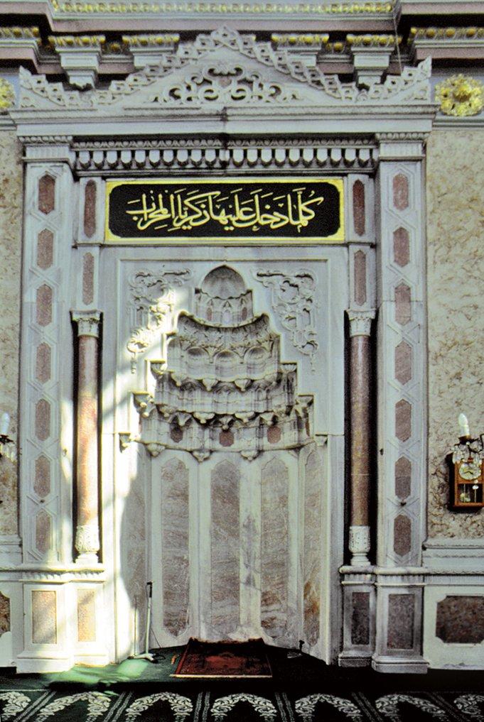 Ortaköy Camii’nin mihrabı