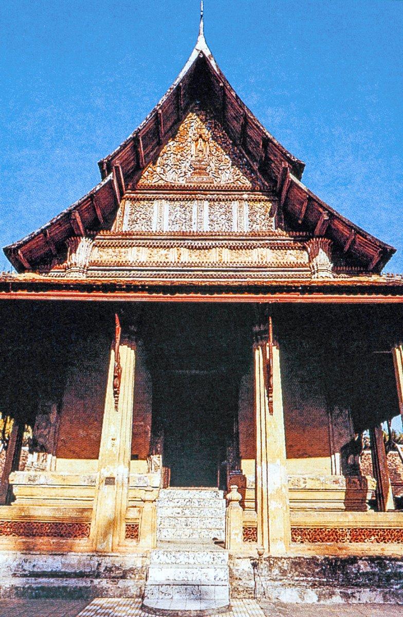 Laos’un başkenti Vientiane’nin en eski budist mâbedi olan Vat Si Saket