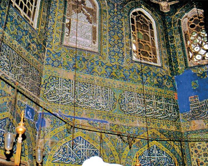Şehzade Mehmed Türbesi içinden bir görünüş