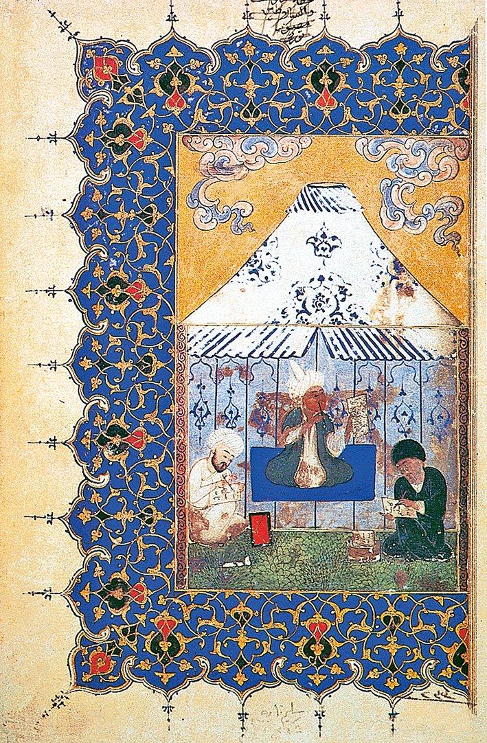 Şükrî-i Bitlisî’nin Selimnâme’sinden minyatürlübir sayfa (TSMK, Hazine, nr. 1597)