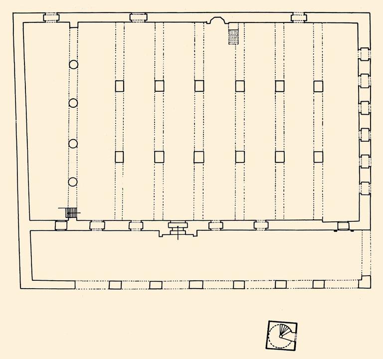 Maraş Ulucamii’nin planı
