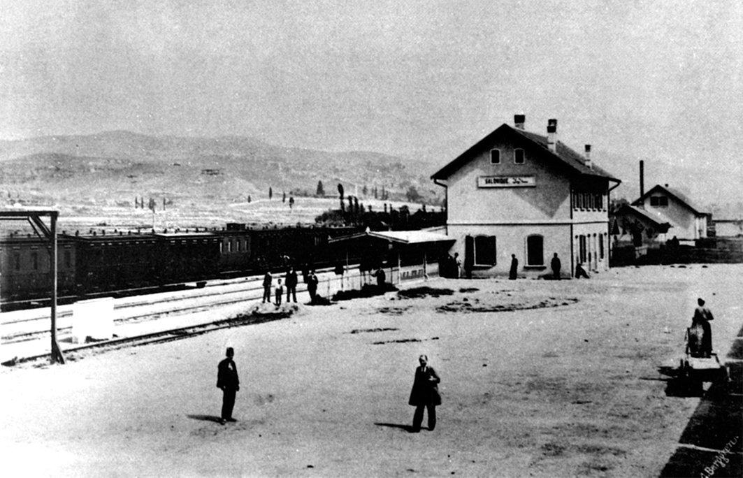 XX. yüzyılın başında Rumeli demiryollarının önemli merkezlerinden olan Selânik İstasyonu