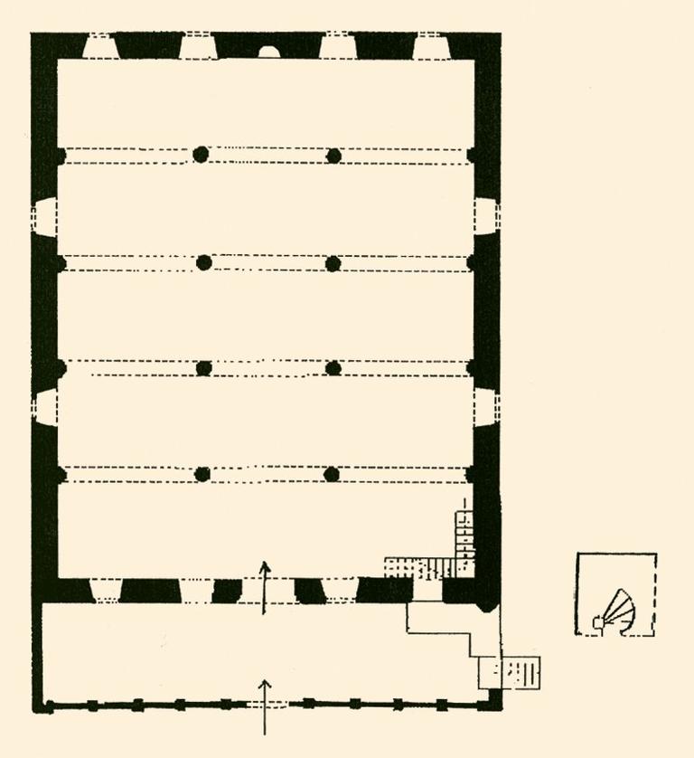 Aşağı Develi Ulucamii’nin planı