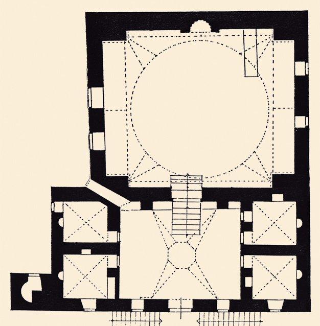 Amasya Dârülhadis Camii’nin planı