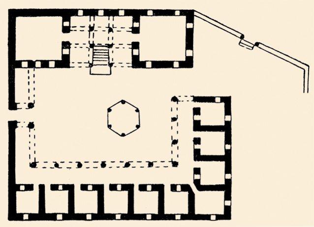 Feyzullah Efendi Medresesi’nin planı