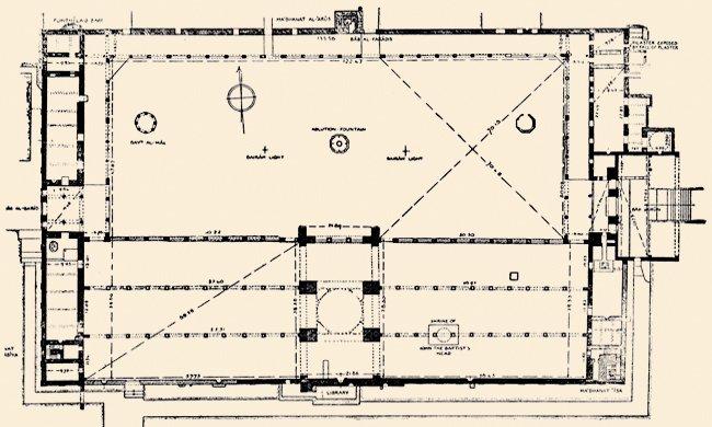 Emeviyye Camii’nin planı