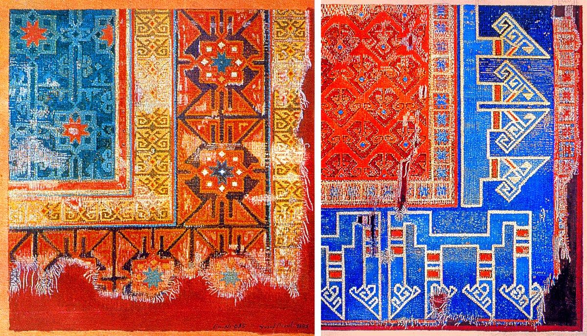 XIII. yüzyıla ait Selçuklu halı parçaları (TİEM)