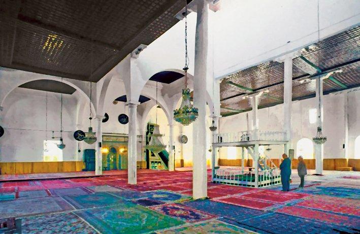 Eğridir Ulucamii’nin harim kısmından bir görünüş