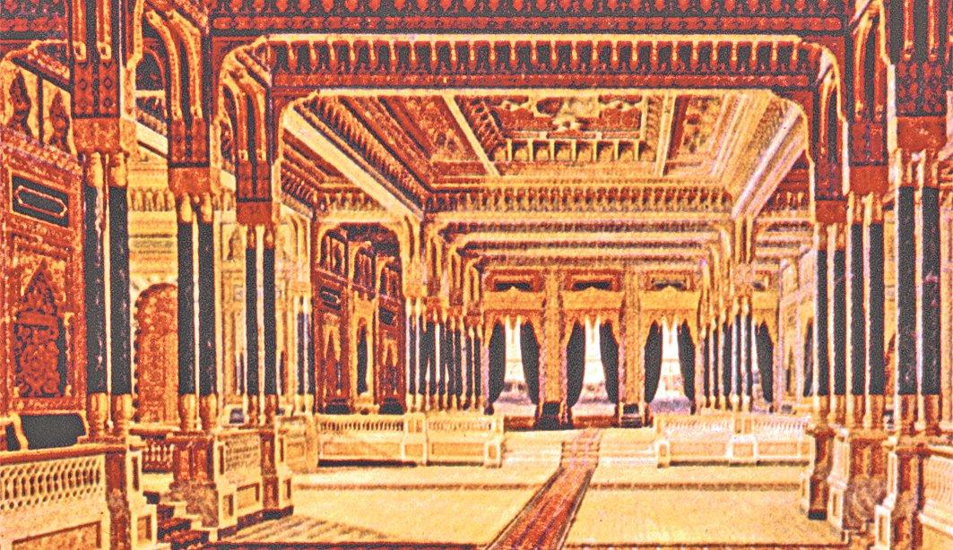 Çırağan Sahilsarayı’nın Taht Salonu (Tuğlacı, s. 346)