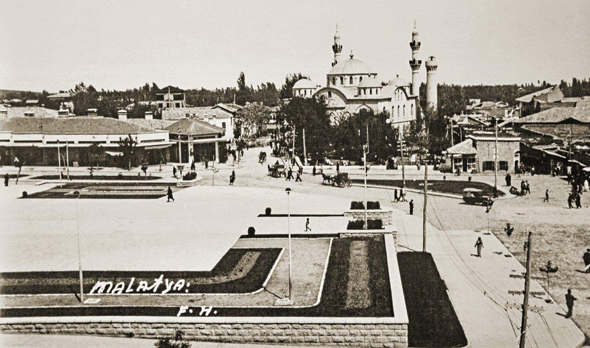1950’li yıllarda Malatya’dan bir görünüş (Göknur Göğebakan fotoğraf arşivi)