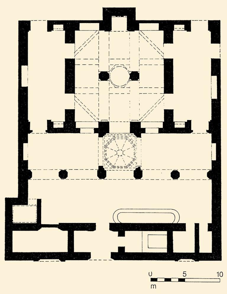 Makdişu’da XIII. yüzyıla ait Fahreddin Camii’nin planı