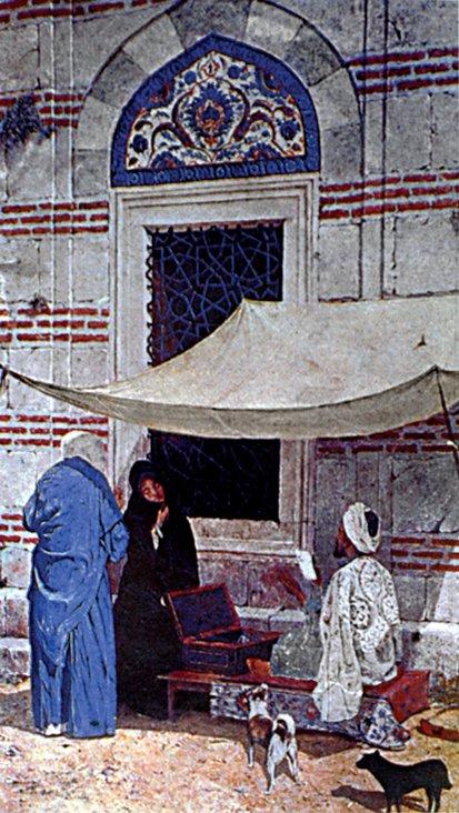 Osman Hamdi’nin “Arzuhalci” adlı tablosu (H. Vahit Kerman koleksiyonu)