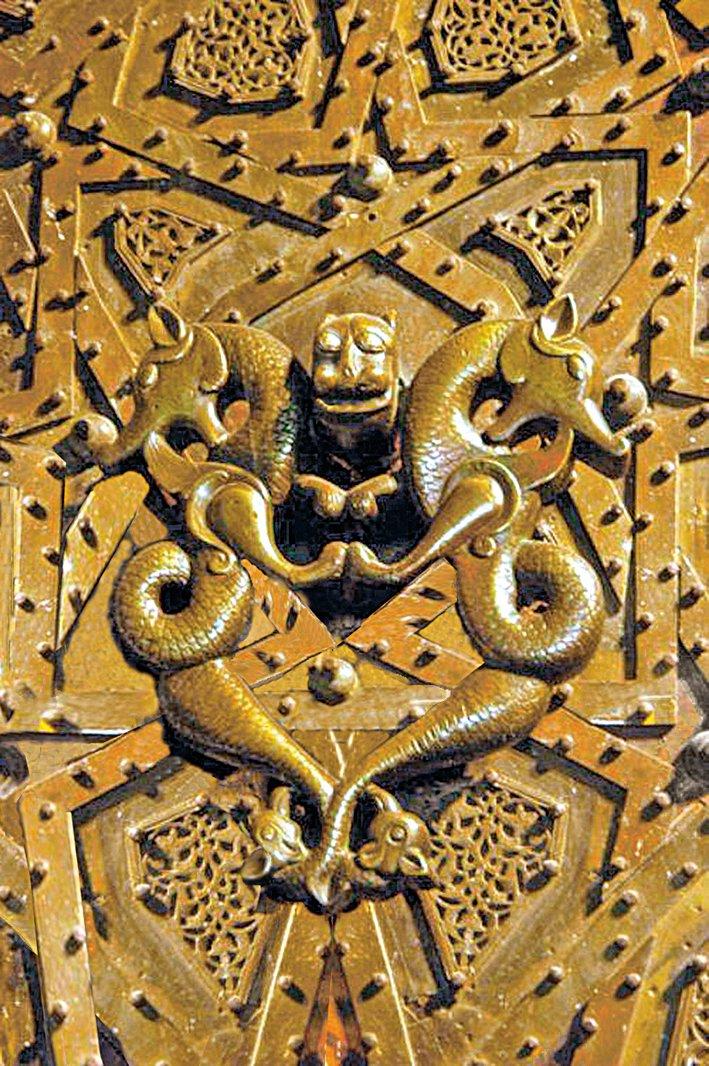 Cizre Ulucamii’nin madenî kapı tokmağı