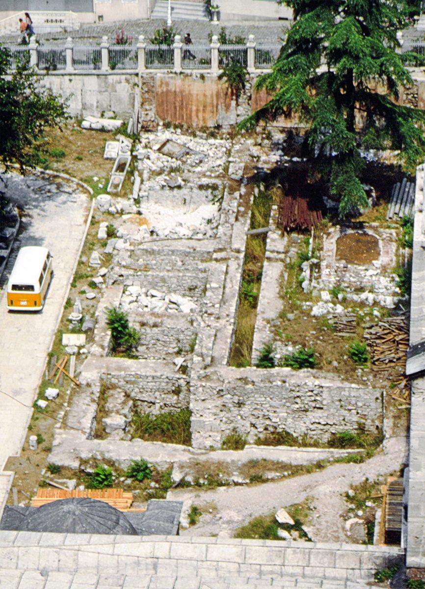 Ayasofya Medresesi’nin arkeolojik araştırmalar sonucu ortaya çıkartılmış olan kalıntıları