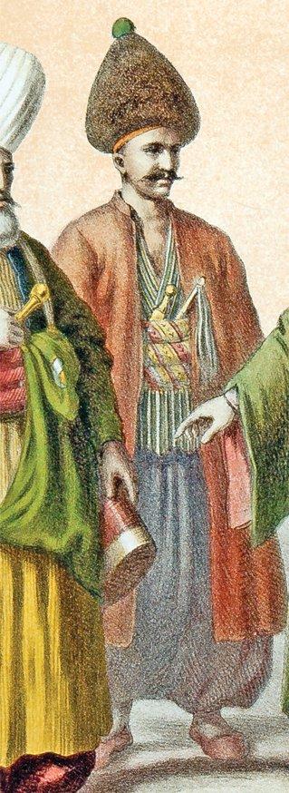 Salma başçuhadarı (Ârif Mehmed Paşa, Mecmûa-i Tesâvîr-i Osmâniyye, İstanbul 1279, lv. XV-71)