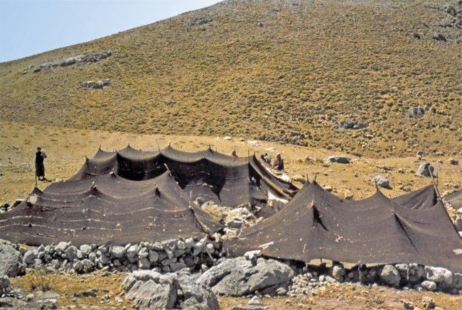 Kahramanmaraş yöresinden Türkmen kara çadırları