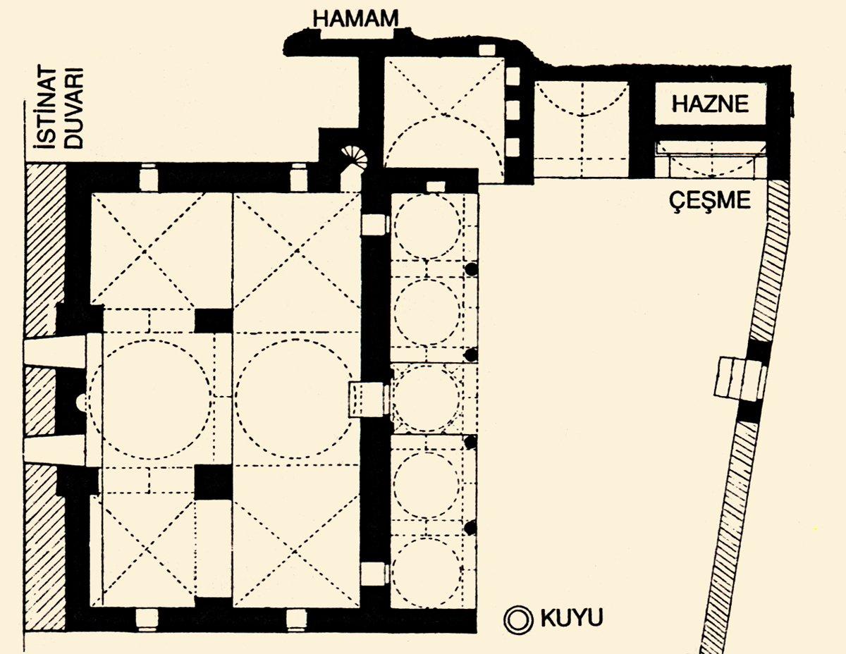 Amasya Hatuniye Camii’nin planı