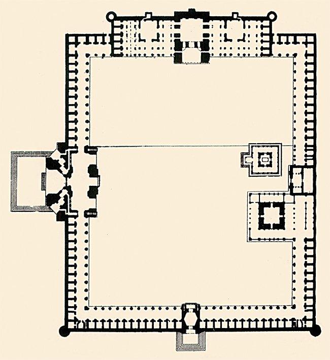 Fetihpûr Sikri Ulucamii’nin planı