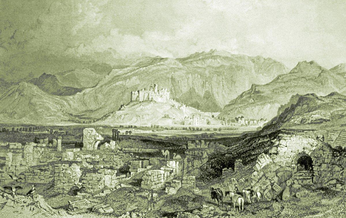 Thomas Allom’un XIX. yüzyılda Ayasuluk’un durumunu gösteren gravürü (Constantinople and the Scenery of the Seven Churches of Asia Minor, London 1840, I, 64)