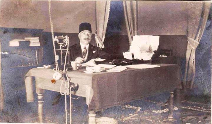 Bağdatlı Mehmed Fehmî,  Kral I. Faysal’ın sarayında görevli olduğu dönemde (Bağdat 1921)