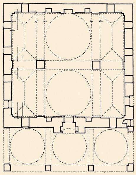 Çelebi Sultan Mehmed Camii’nin planı