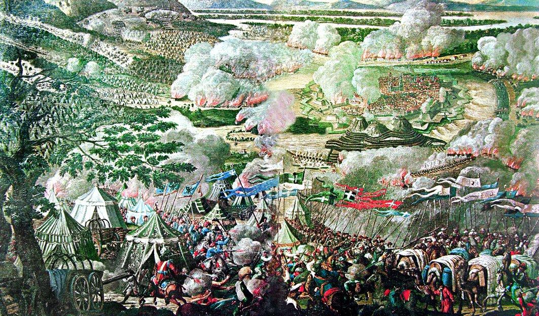 1683 yılında Viyana’nın Türkler tarafından muhasarasını gösteren resim (Vojenské Muzeum – Prag)