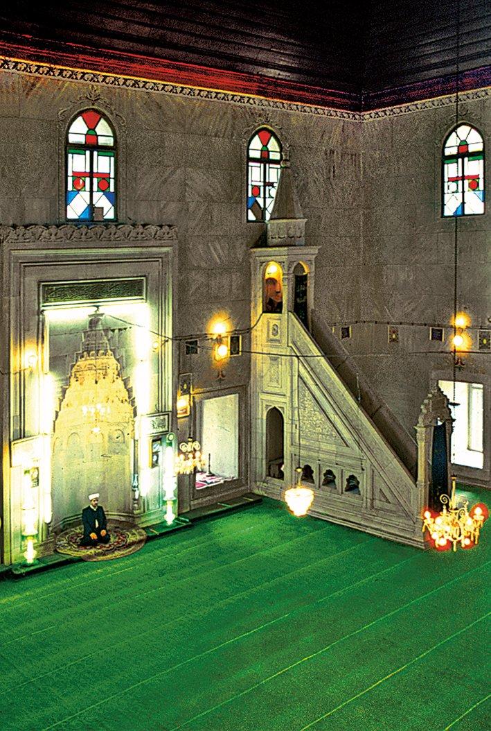 Yahyâ Paşa Camii’nin içinden bir görünüş