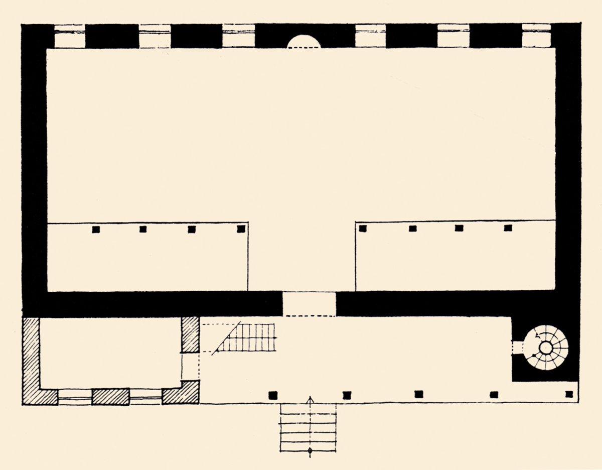 İlyas Bey Camii’nin plan krokisi