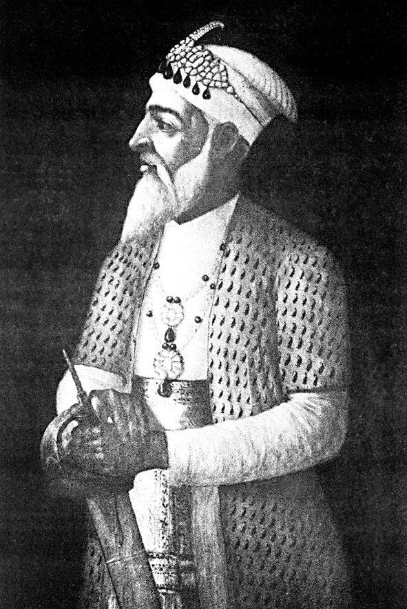 Nizâmülmülk Âsafcâh’ın yağlı boya portresi