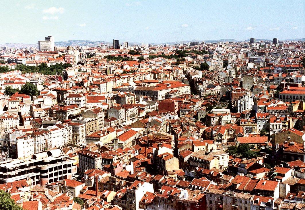 Portekiz’in başşehri Lizbon’dan bir görünüş