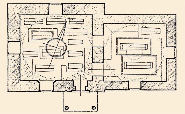 Çandarlı Türbesi’nin planı