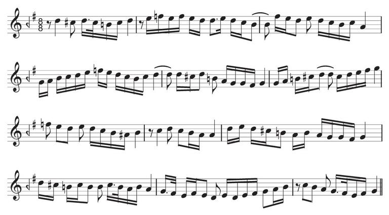 Pençgâh-ı zâid makamı seyir örneği