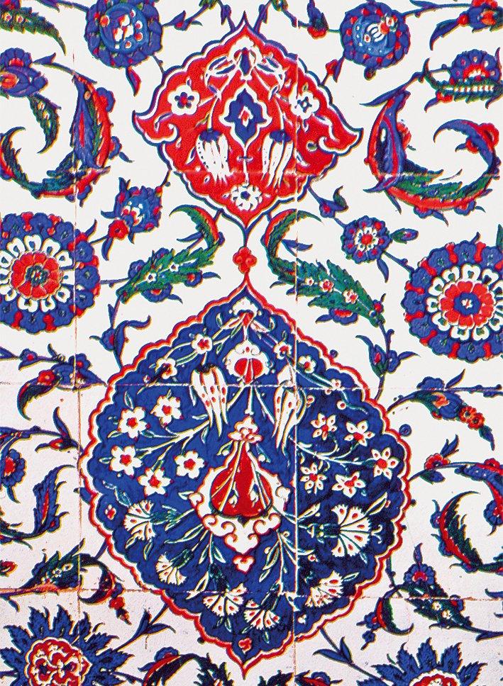 Selimiye Camii hünkâr mahfilinin duvar çinilerinden bir detay
