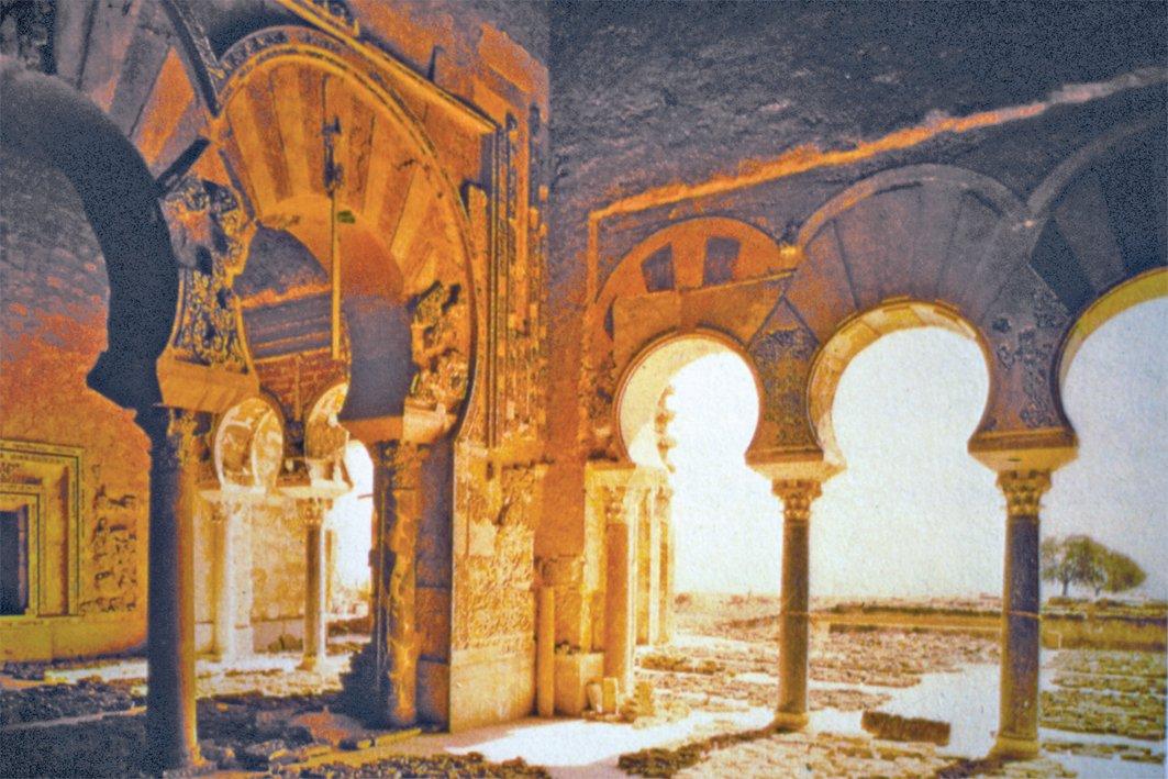 III. Abdurrahman’ın kurduğu Medînetüzzehrâ’da bulunan Kasrü’l-halîfe’den (Halife Sarayı) bir bölüm