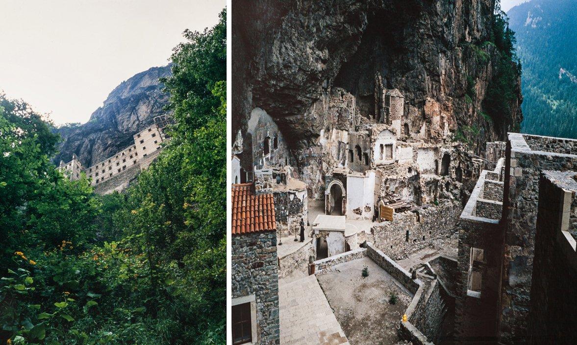 Sumela Manastırı’ndan iki görünüş – Maçka/Trabzon