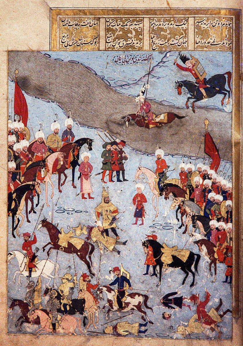 Lokmân b. Hüseyin’in Selîm Hânnâme adlı eserinin bir sayfası (TSMK, III. Ahmed, nr. 3595, vr. 141a)