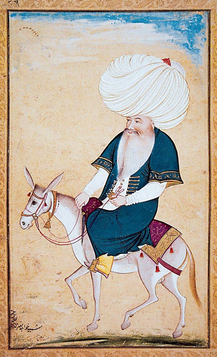 Nasreddin Hoca’nın bir tasviri (TSMK, Hazine, nr. 2142)