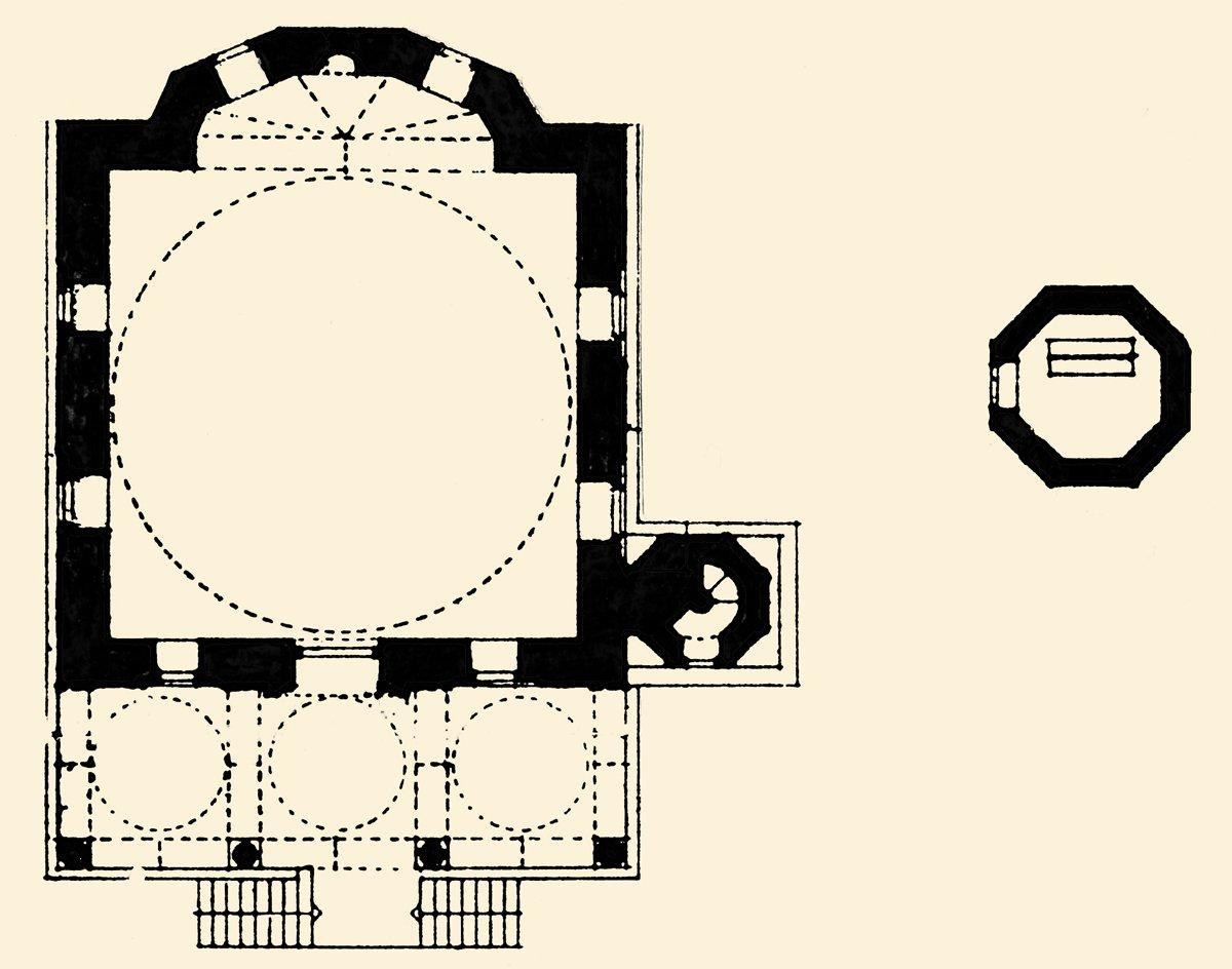 Hüsâmeddin Paşa Camii’nin planı