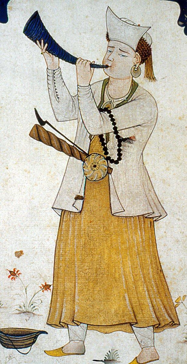 Kaygusuz Abdal’ın eski bir minyatürden kopya edilerek Levnî tarafından yapılan minyatürü (TSMK, Hazine, Albüm, nr. 2164, vr. 22b)