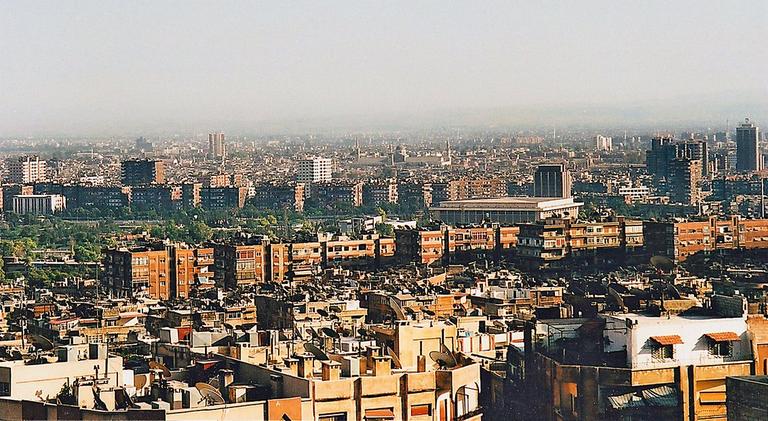 Suriye’nin başşehri Şam’dan bir görünüş