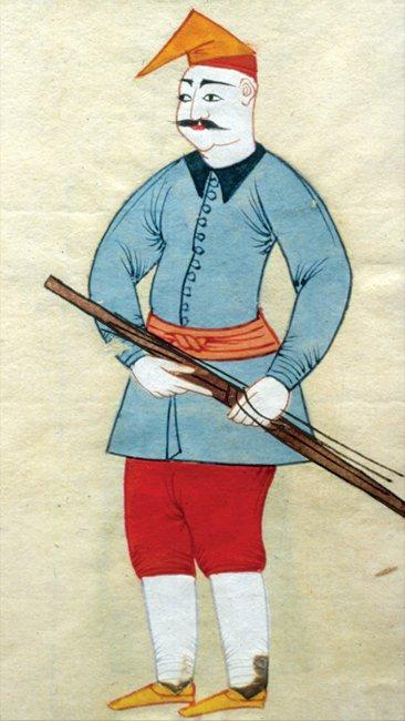 Falakacı (Gastallan Histori Tahtureks, İstanbul Deniz Müzesi Ktp., nr. 2380)