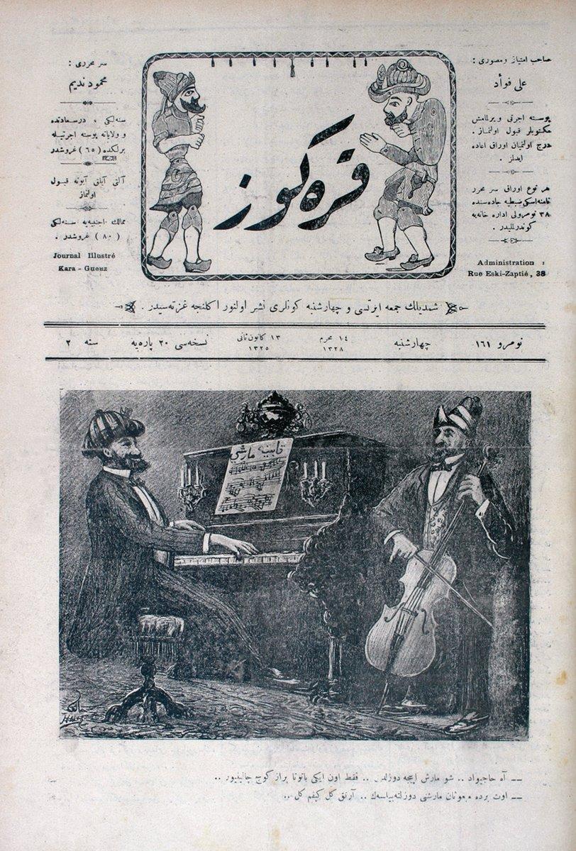 Karagöz’ün 161. sayısının ilk sayfası