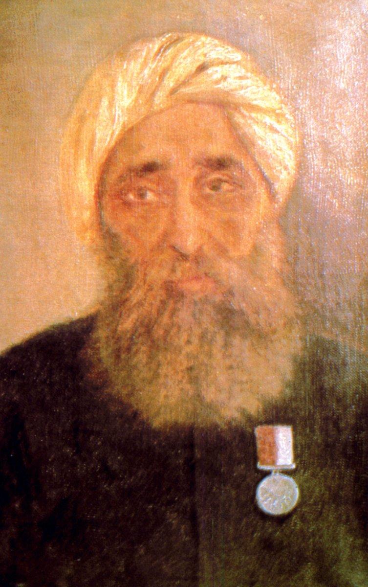 Hezarfen Edhem Efendi’nin Hüseyin Zekâi Paşa tarafından yapılmış yağlı boya tablosu (Özbekler Tekkesi – Üsküdar/İstanbul)