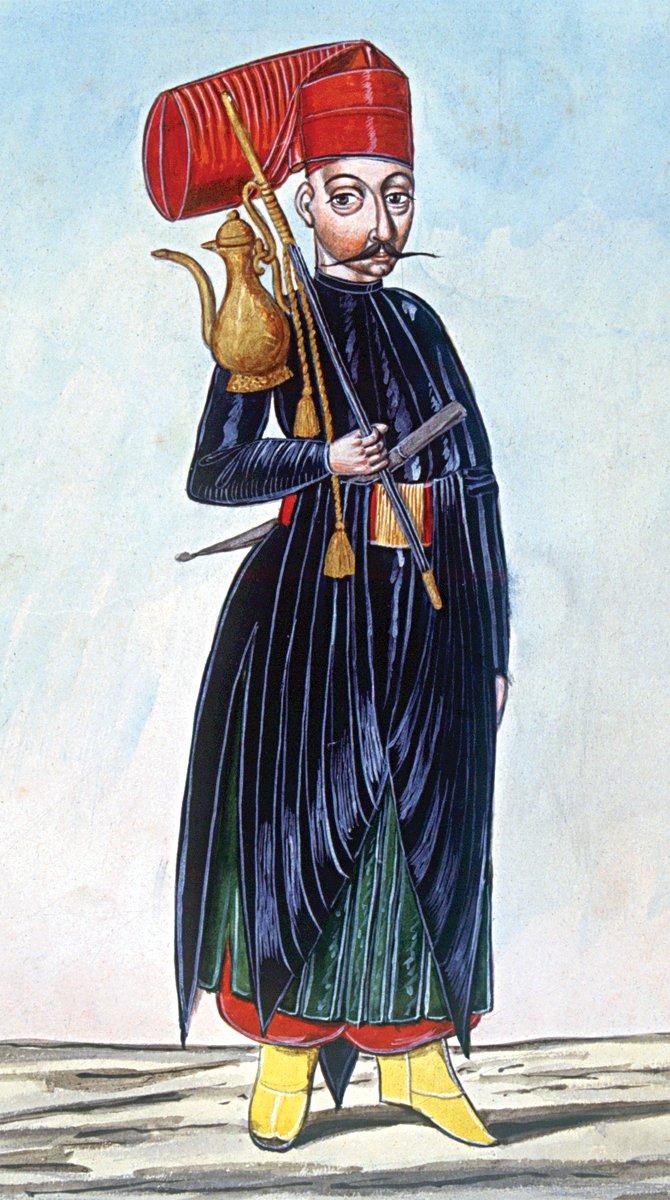 Kahvecibaşı (Elbise-i Atîka-i Osmâniyye, İÜ Ktp.,TY, nr. 9362, lv. XXI)