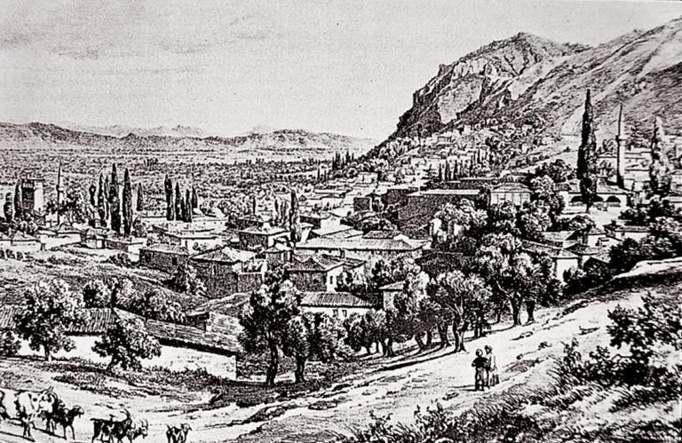 Mezistre’nin 1812 yılında Otto Magnus von Stackelberg tarafından çizilen gravürü (Machiel Kiel arşivi)